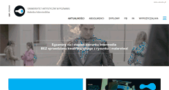 Desktop Screenshot of intermedia.uap.edu.pl